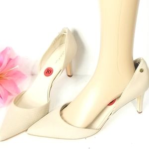 Calvin Klein nude pumps